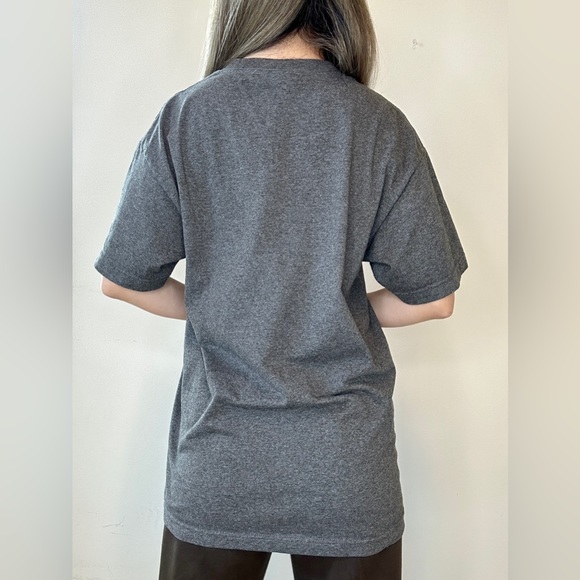 IN4MATION Dark Gray (Gray letter) HI SCRIPT TEE, Medium - Picture 4 of 6